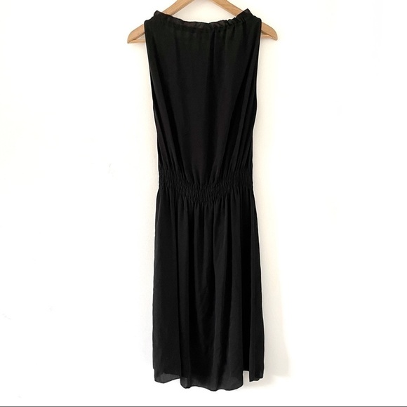 Theory Ritah Classic Georgette Silk Midi Dress 2 - Picture 6 of 11
